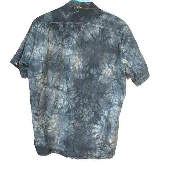 Timberland Blue Tie Dye Shirt Aloha Size Large - Picture 2 of 6